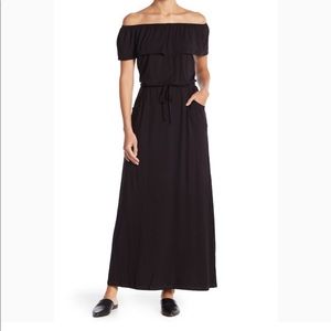 Max Studio off-the-shoulder maxi dress. Medium